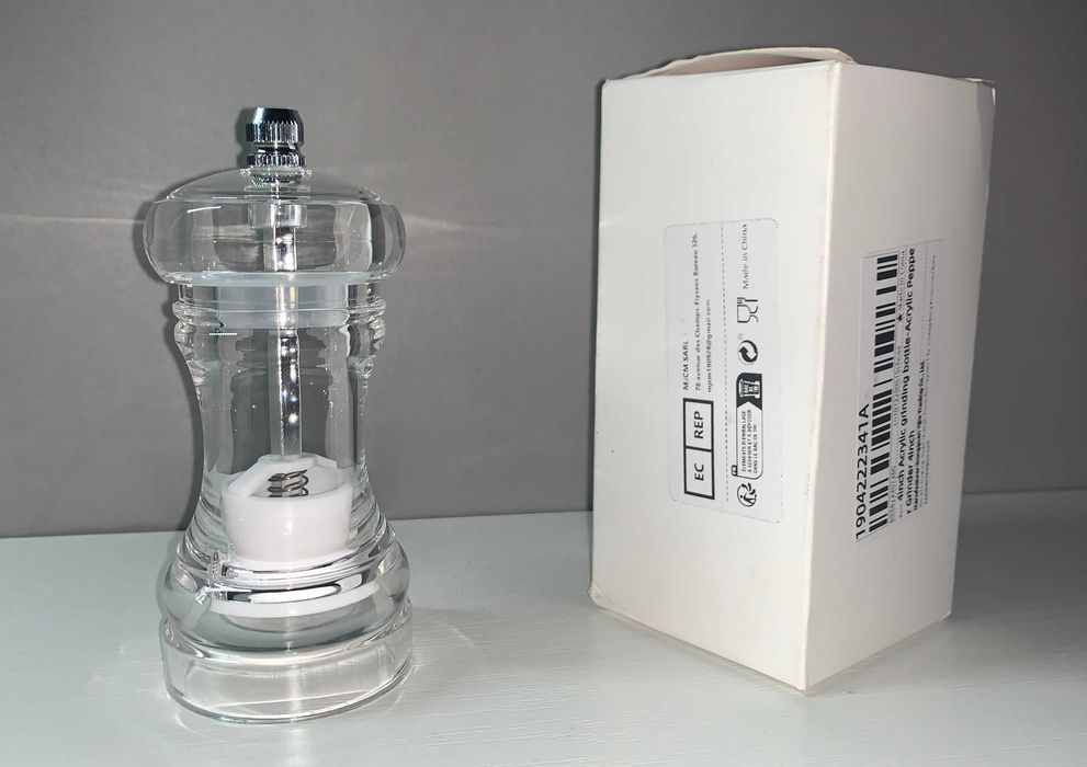 Мельница Акриловая механическая для Перца/Специй/Соли