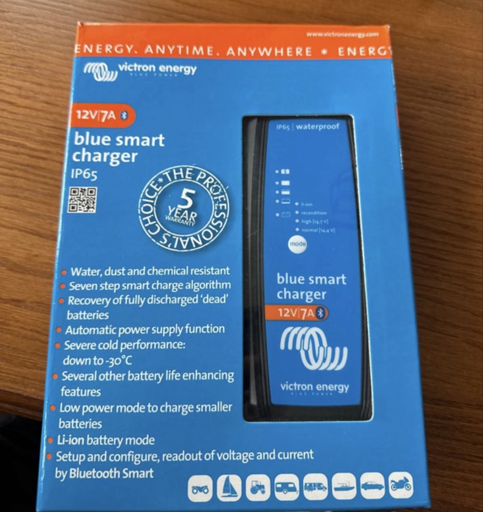 Ładowarka Victron Blue Smart 12V 7A IP65 Bluetooth BS12/7