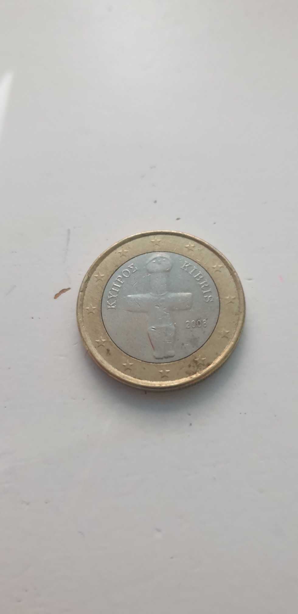 Moeda 1 Euro Chipre 2008