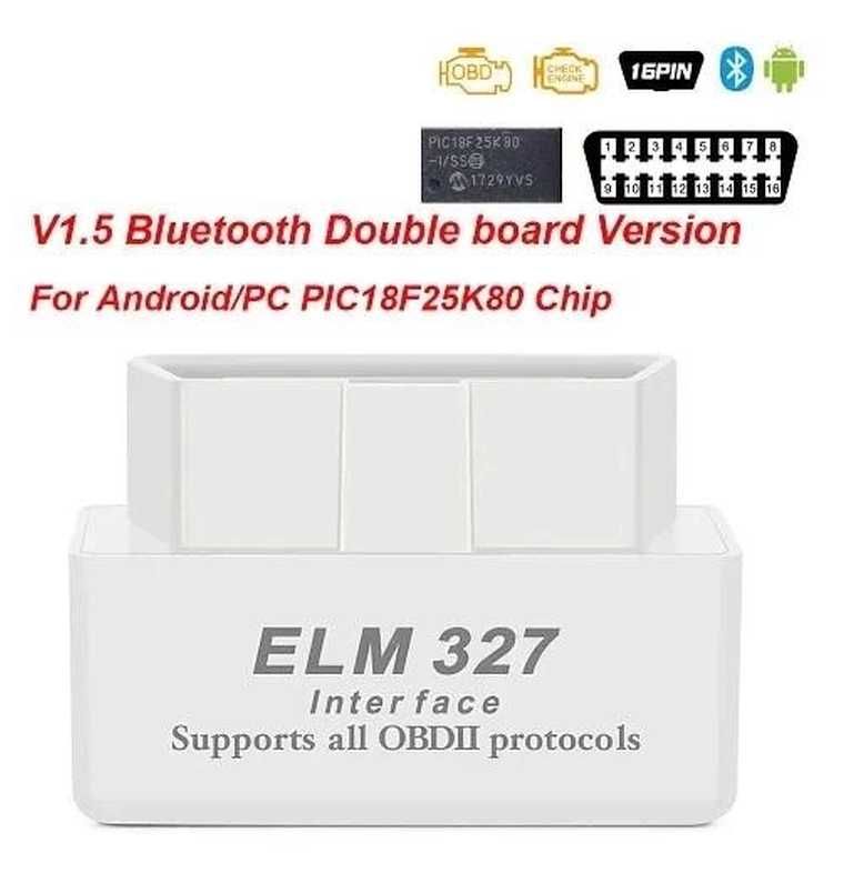 Автосканер диагностики OBD2 ELM 327 Bluetooth Mini v1.5