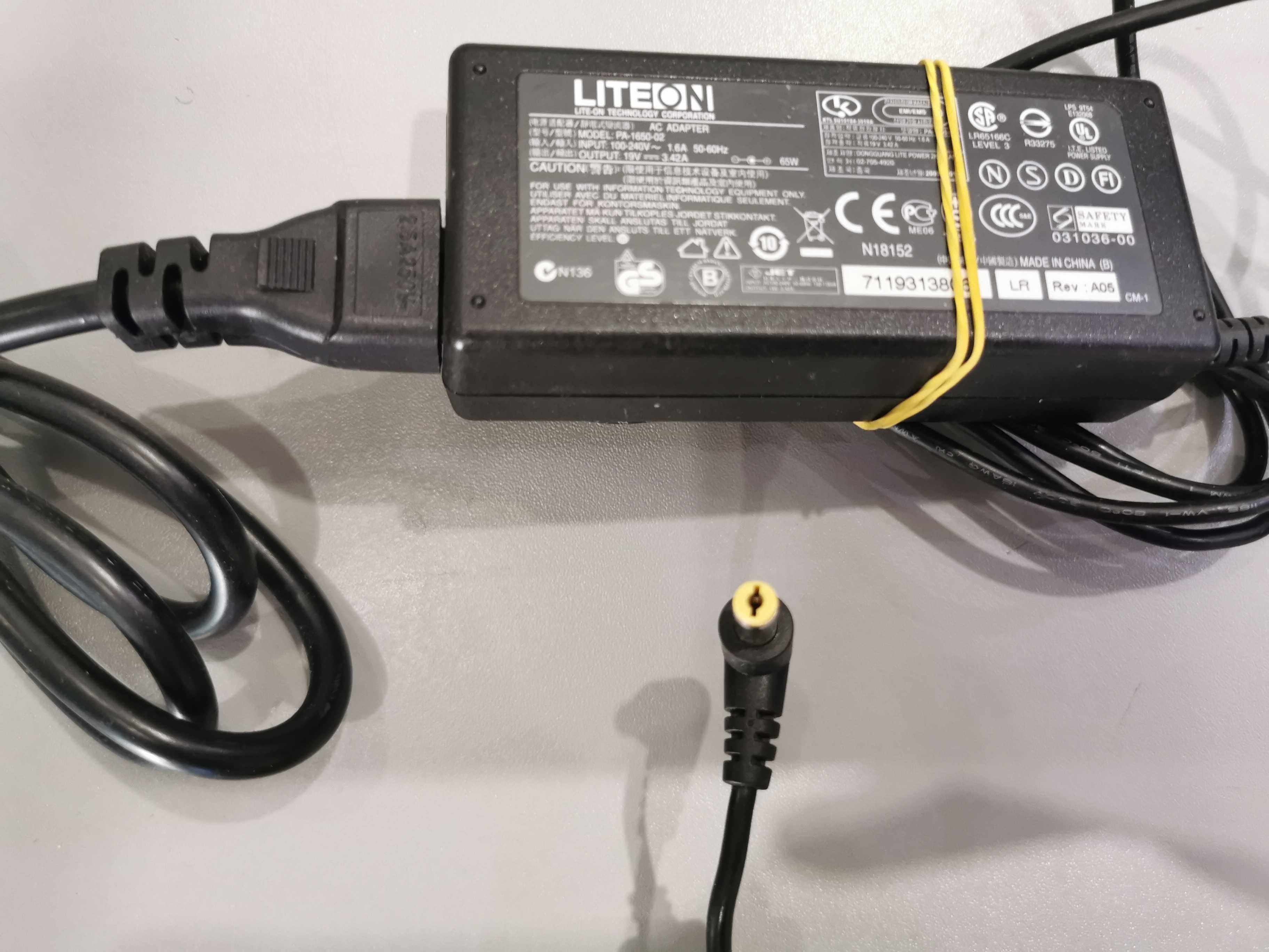 zasilacz Acer 19V 3,42A 65W Wtyk 5,5x1,7mm