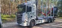 Scania r500 6x4 s500 Next Gen do drewna do lasu z Dźwigiem cena brutto