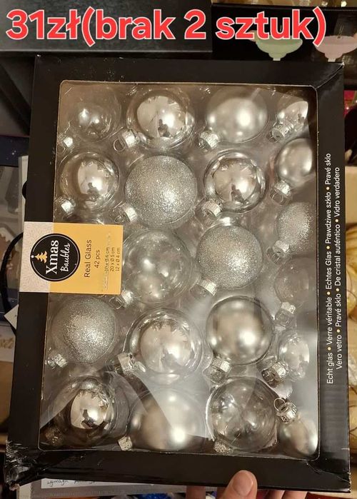 Bombki choinkowe - różne wzory