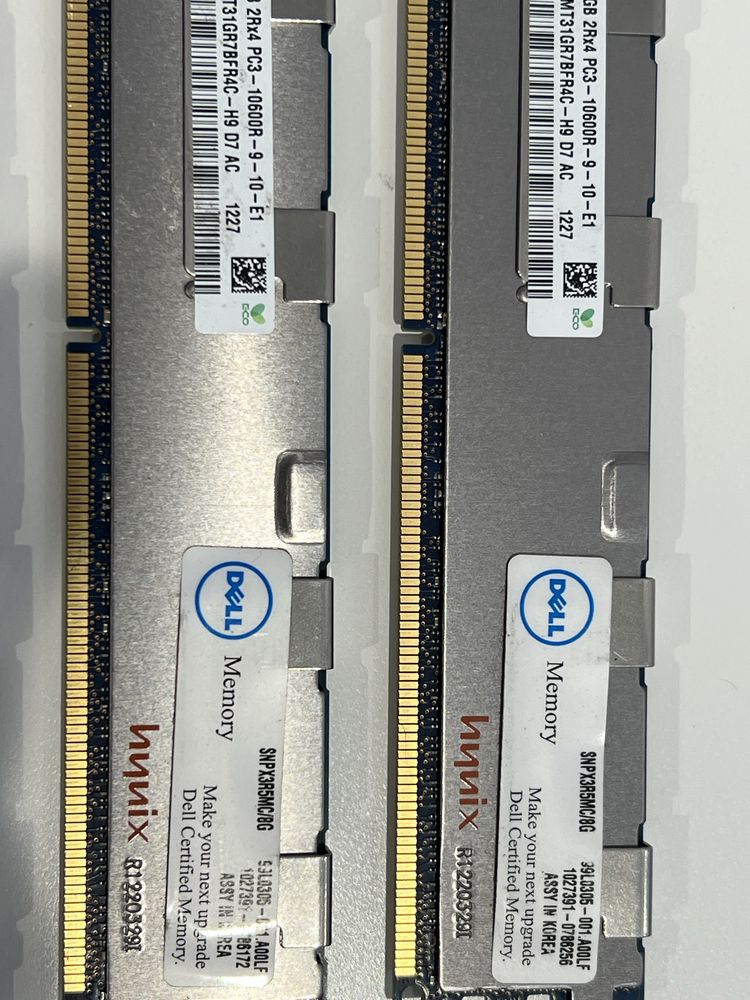 Memória Ram 8GB DDR3 ECC