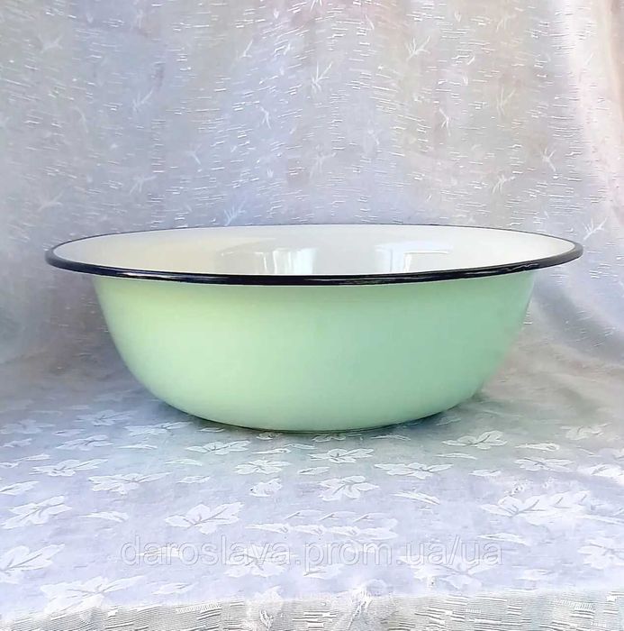 Таз (миска) емальований Idilia (9 л) в асортименті, НОВІ!