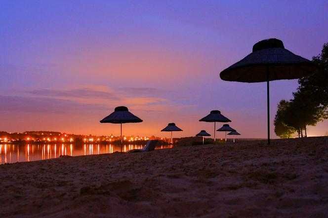PARASOL z trzciny na upał, na plażę, basen  strzecha trzcinowy plażowy