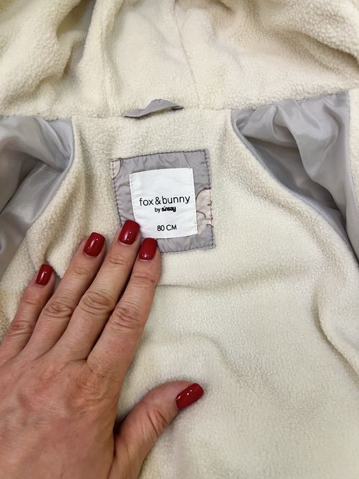 Зимова ( єврозима) курточка на дівчинку 80 см