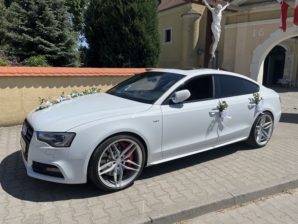 Audi S5 sportback - wynajem auta do ślubu