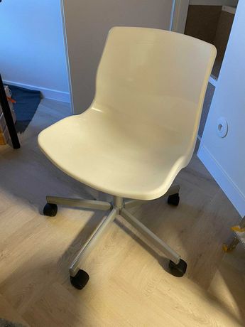 IKEA SNILLE Krzesło obrotowe białe fotel biurowy