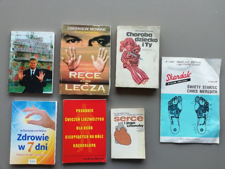Książka zestaw Ręce które leczą ZDROWIE