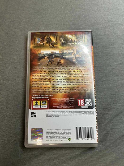 God Of War chain of olympus gra na PSP