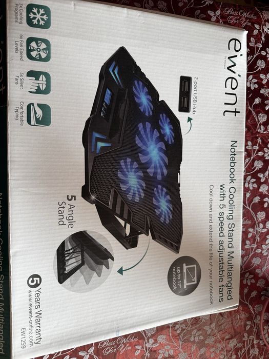 Notebook cooling stand 5 velocidades