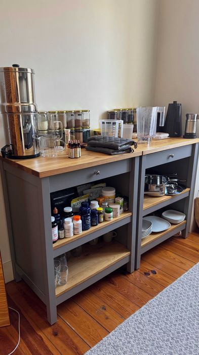 Kitchen island, grey | Ilha de cozinha, cinza | 2 uni.