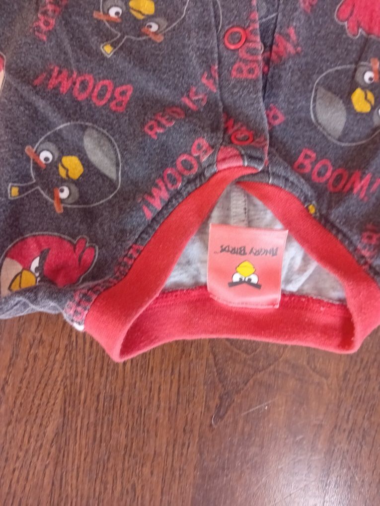 Pajac piżamka Angry Birds roz 128
