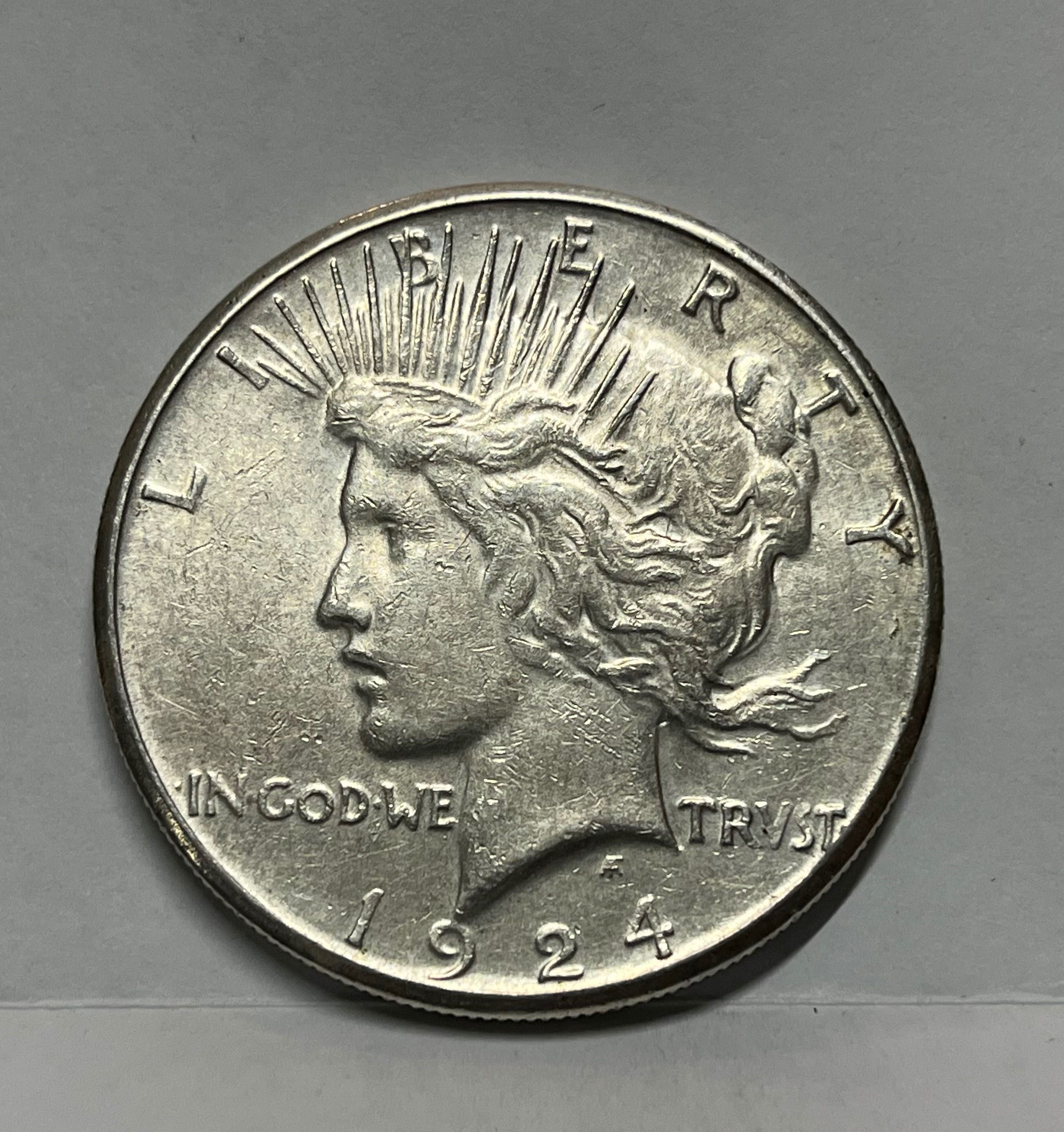 Moneta srebrna USA 1 dolar z 1924r. Ładna