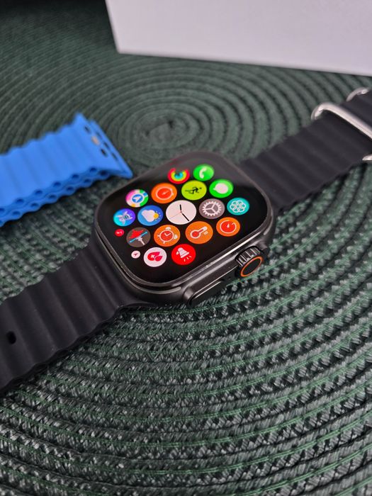 Smartwatch męski HK Ultra3 , AMOLED 2,12” • 2 paski • NOWY