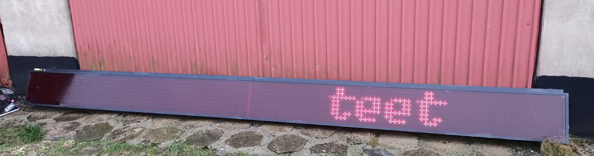 Ekran Telebim Tablica LED Reklama 5 m wyświetlacz