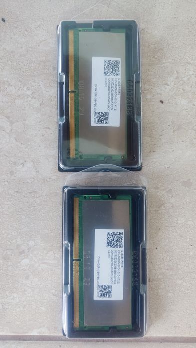 Нова оперативна пам'ять SAMSUNG DDR5 SODIMM 2 * 8Gb, 4800MHz.