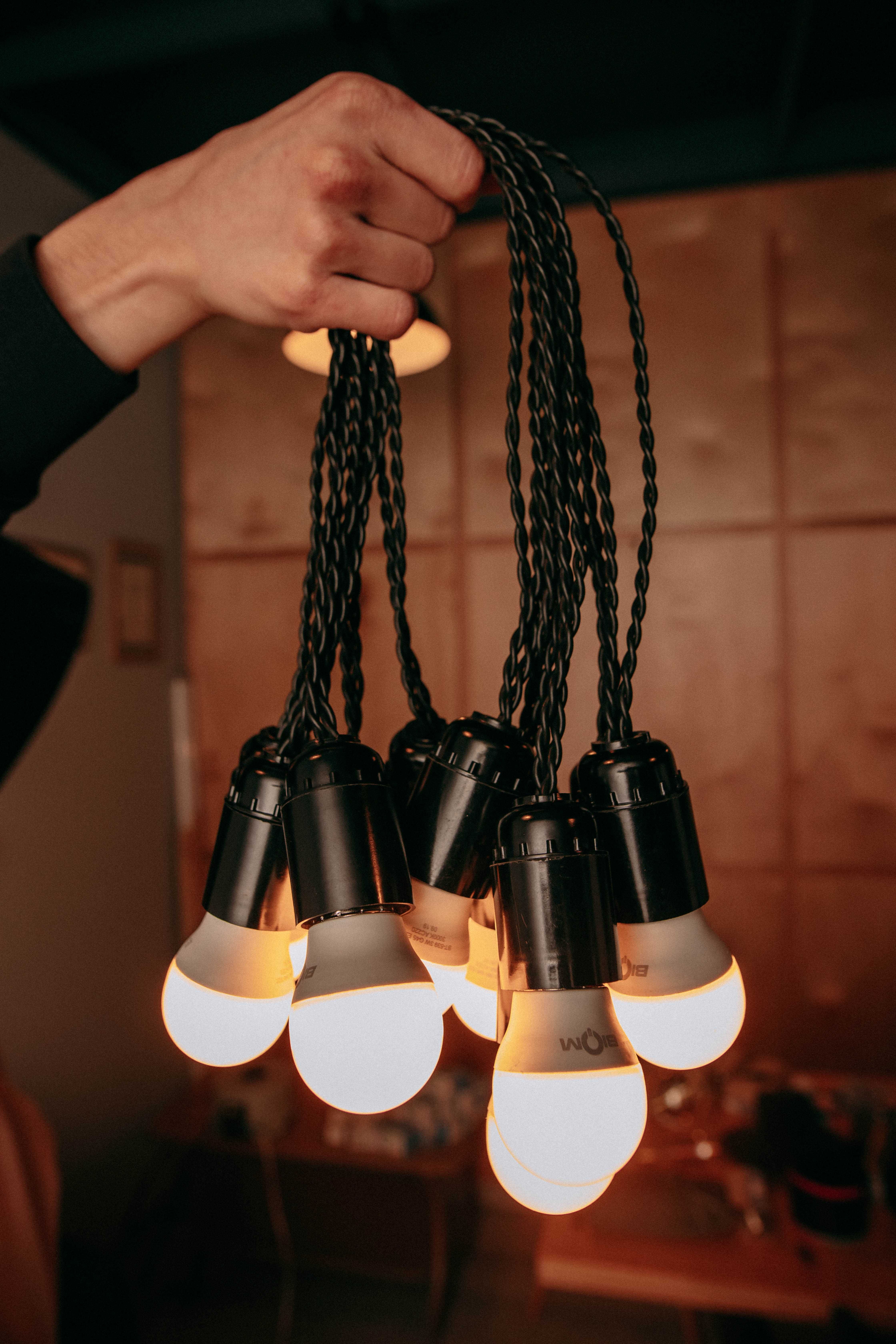Ретро Гирлянда Эдисона 15 метров на 31 лампу теплого свечения по 3Вт