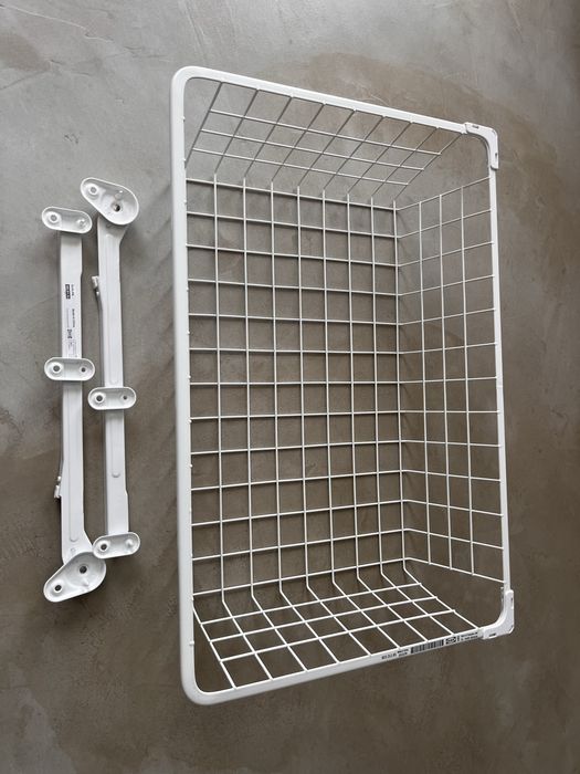 Hjalpa Kosz metalowy z prowadnicą do szafy Ikea Platsa 60x40cm