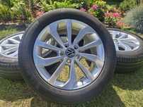 Koła letnie Oryginalne VW Passat B8 Golf Alltrack 17" 5x112