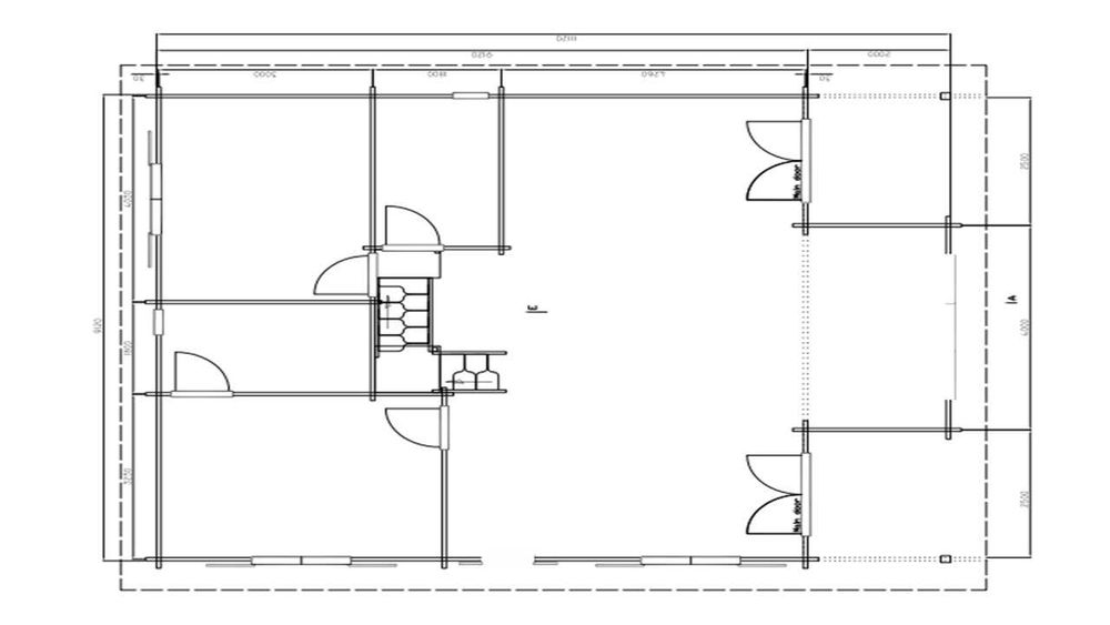 Casa de Madeira T.3 DUPLEX Bungalow Pré-Fabricada