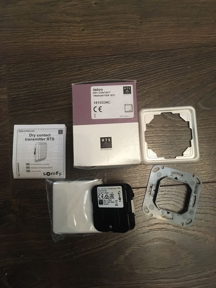 Somfy dry contact transmitter RTS