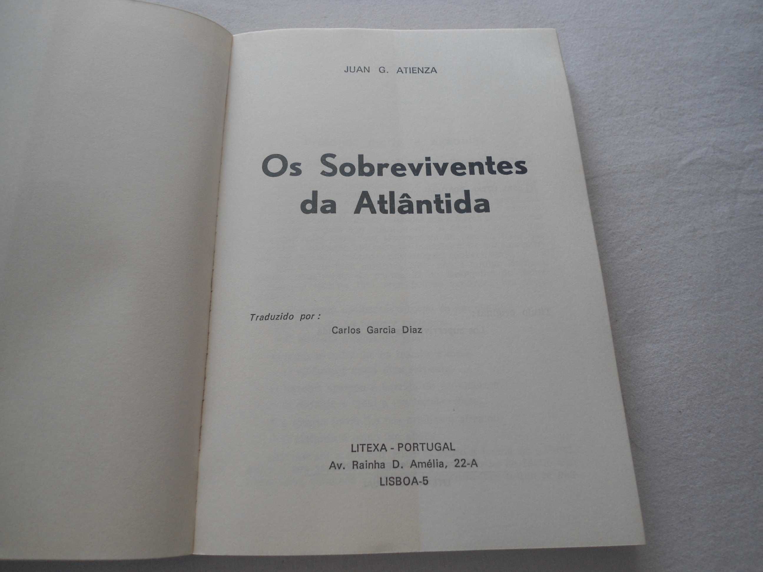 Os Sobreviventes da Atlântida por Juan G. Atienza