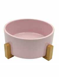 Pojedyncza miska ceramiczna dla Psa Activ Pet odcienie różowego 1 l