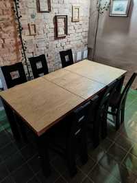 Stół i krzesła (4). Komplet