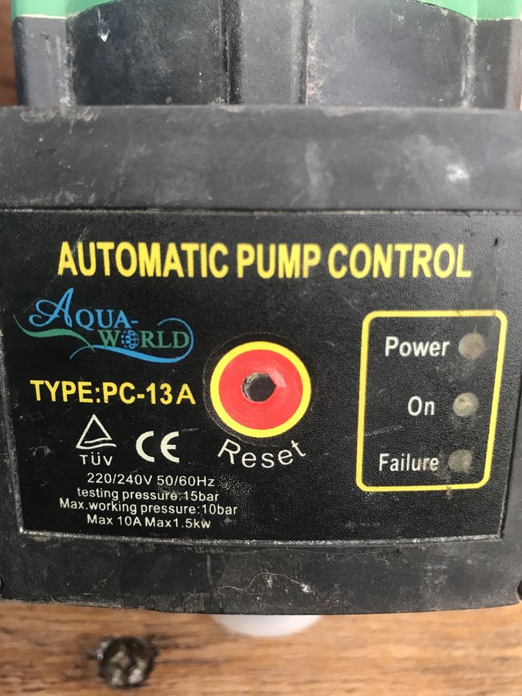 Автоматика управління насосом Automatic Pump Control, насос, помпа