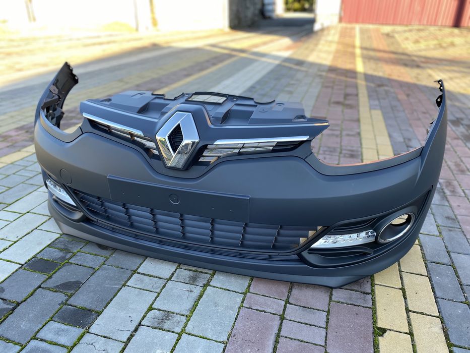 Бампер передній megane 3 меган 3 решітка дхо разборка