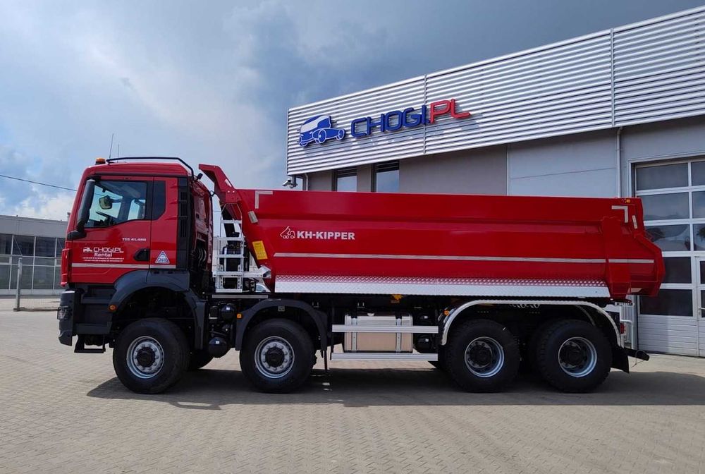 Wynajem wywrotka 4 osiowa MAN TGS  8x8