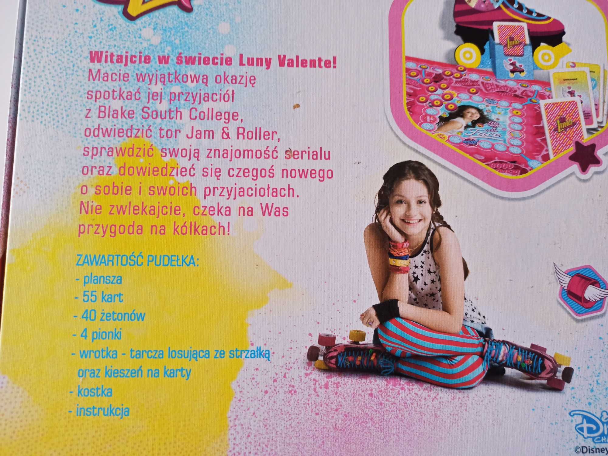 Gra na kółkach - gra planszowa +8 lat serial Soy Luna Valentine