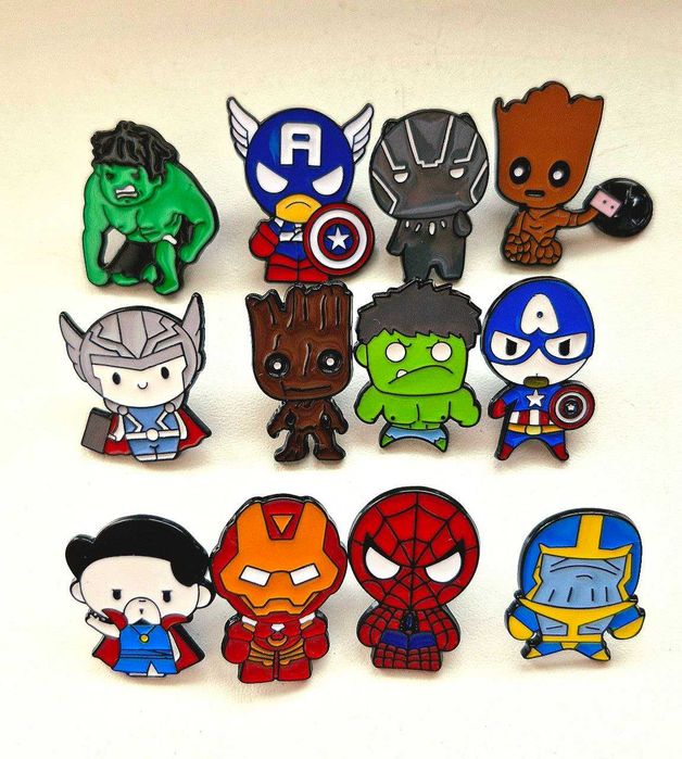 Pin`s Fallout/Marvel/Harry Potter/Star Wars/Avatar/DeLorian/Baby Yoda