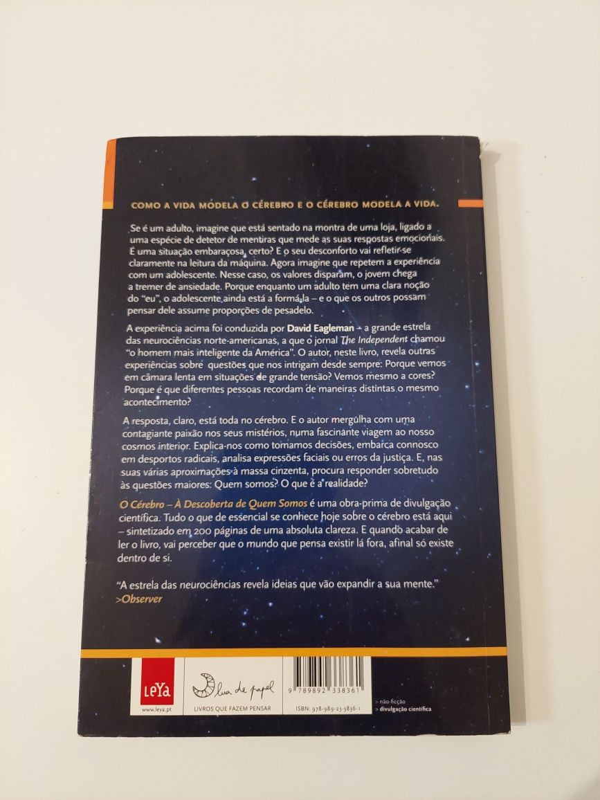 O Cérebro à Descoberta de Quem Somos por David Eagleman