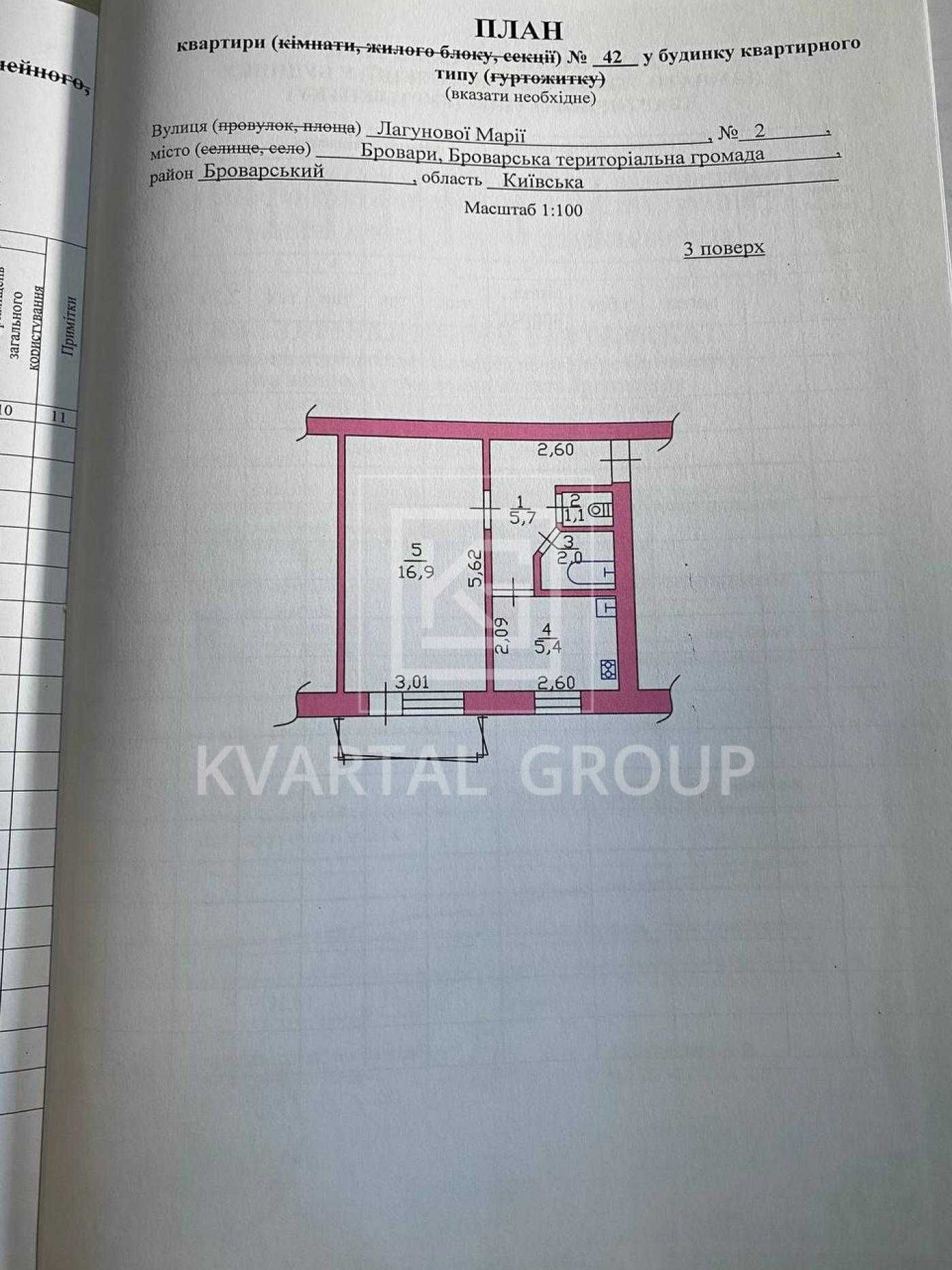 Продаж під серетфікат. 1-кімнатна в центрі міста.
