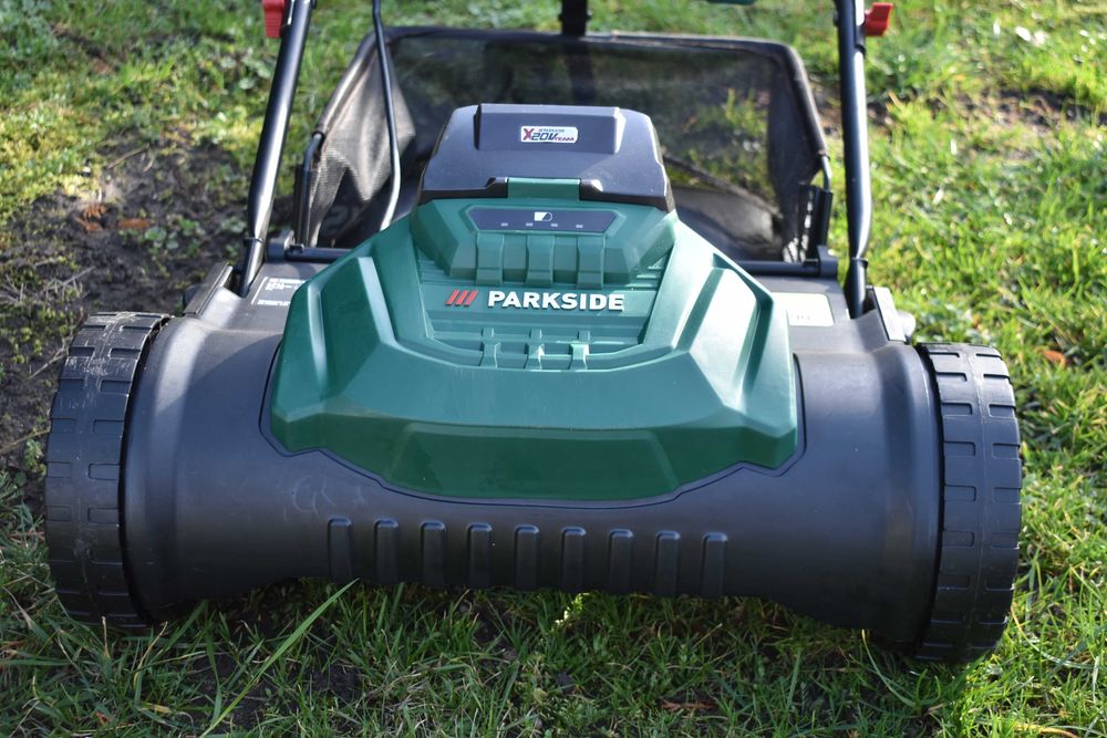 Kosiarka akumulatorowa wrzecionowa Parkside 20v