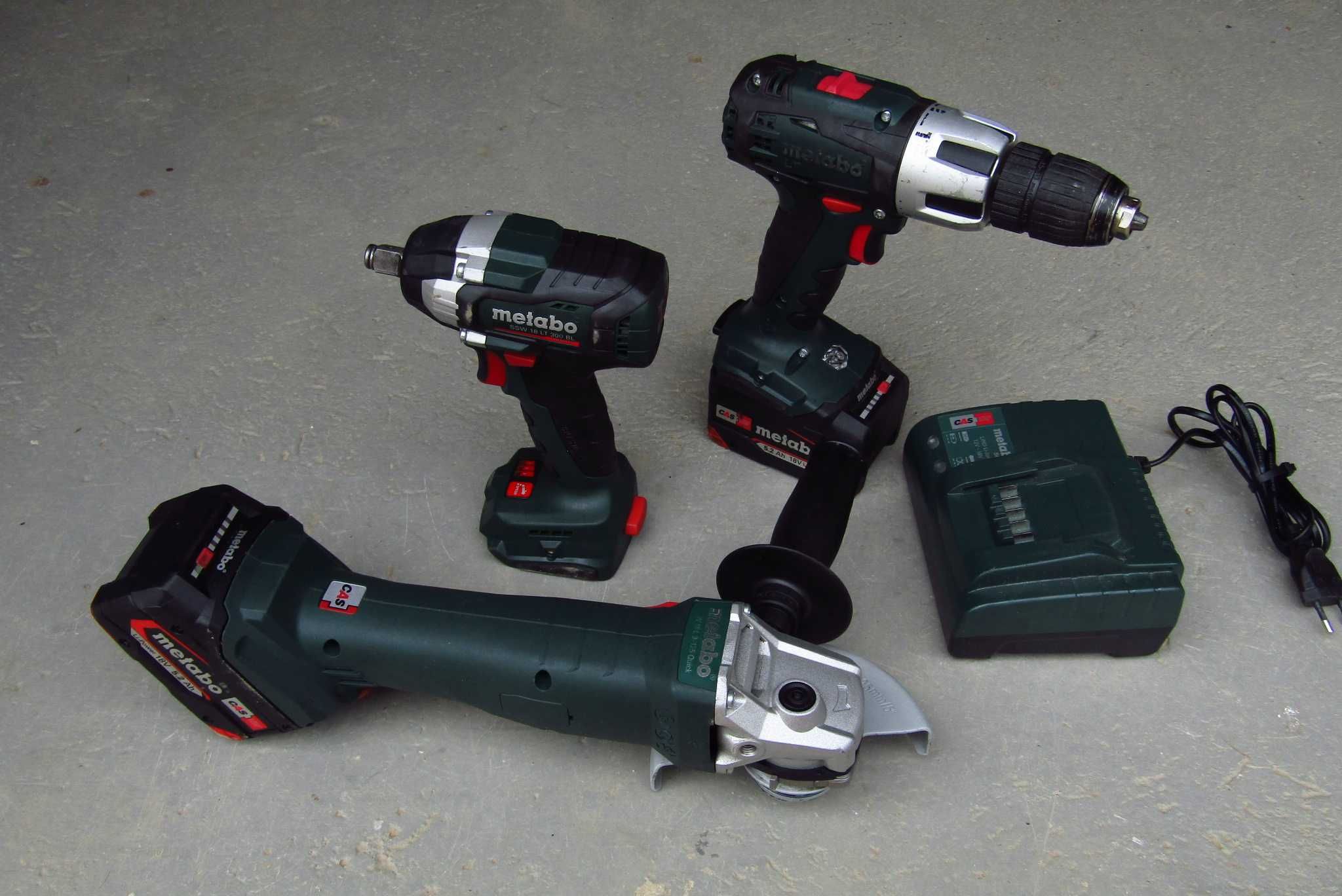 Metabo szlifierka W18L 9-125 QUICK   SB 18 LT Klucz  SSW 18 LT 300 BL