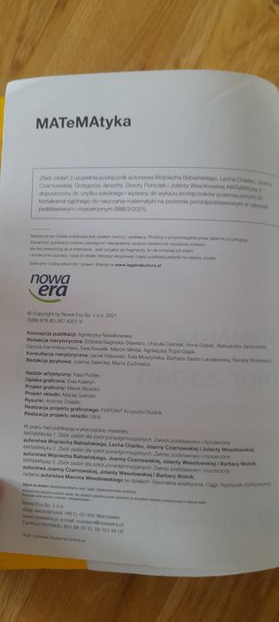 Matematyka zbiór zadań 3