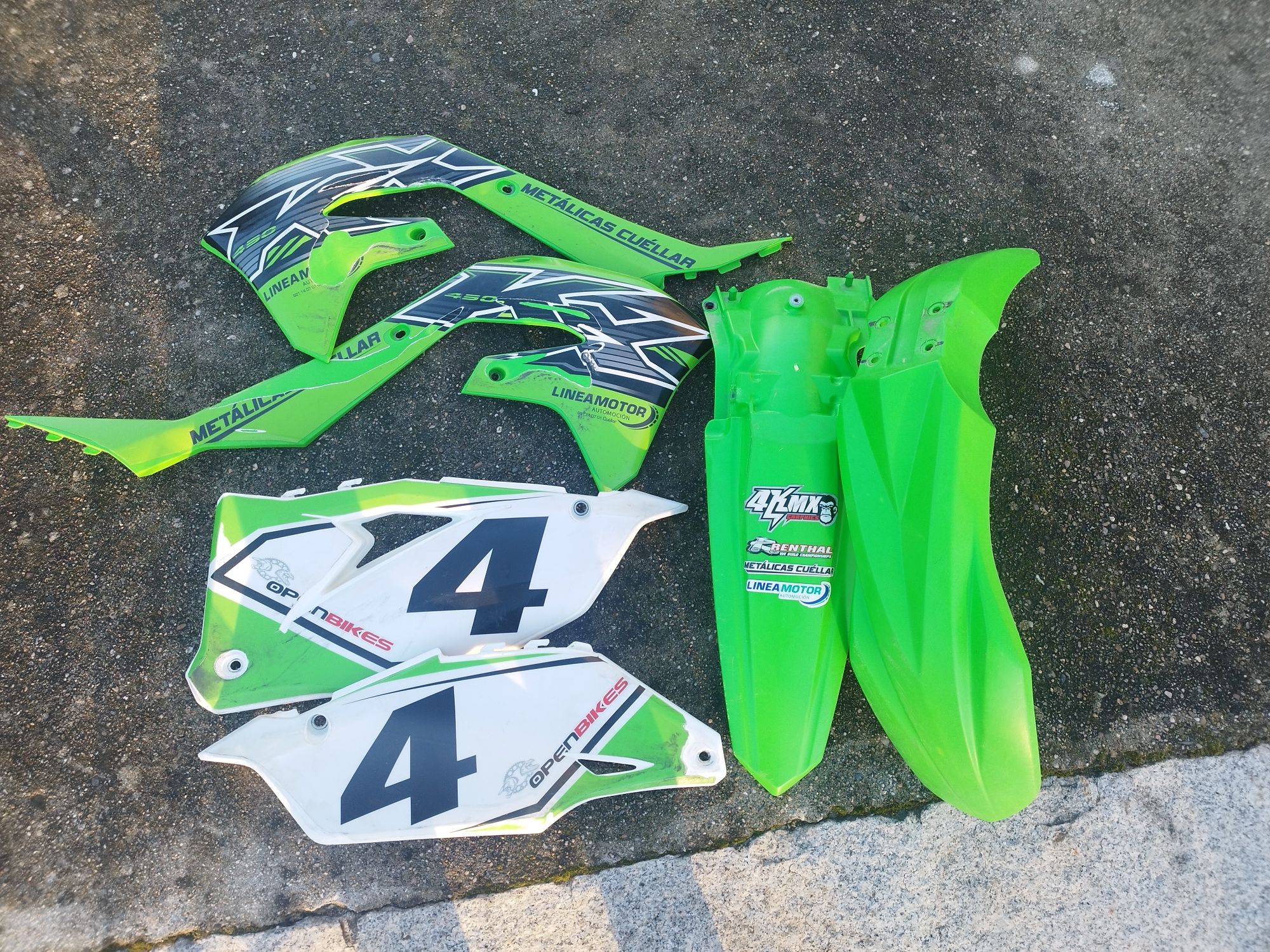 Vários kit de Plásticos Kawasaki kxf 2019/2023