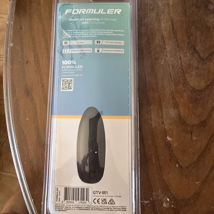 Comando Original Formuler GTV-IR1 – Compatível com todas as  Formuler