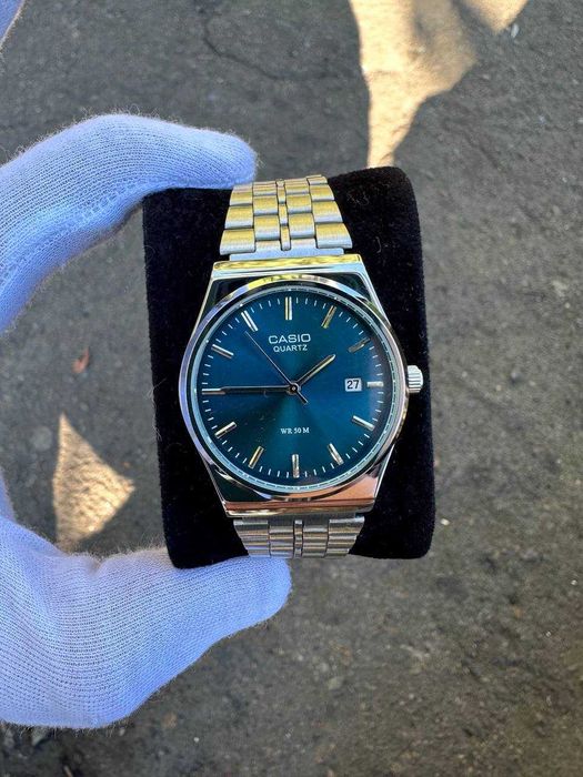 Годинник Casio MTP-VC01 Silver/Blue | Часы касио B-145 | касыо A159 AQ