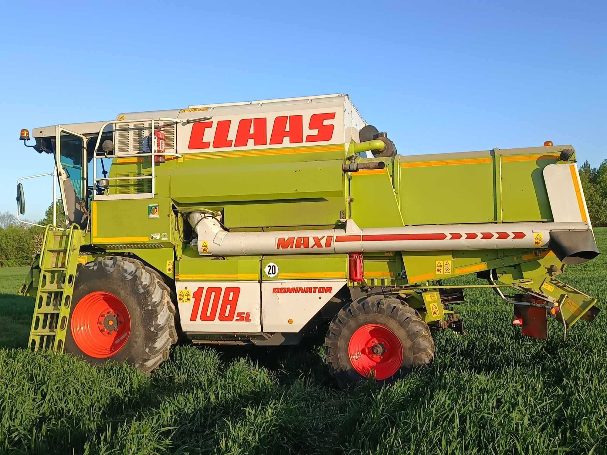 Claas Dominator 108 SL maxi 98r. heder C510 nie Claas Mega  202