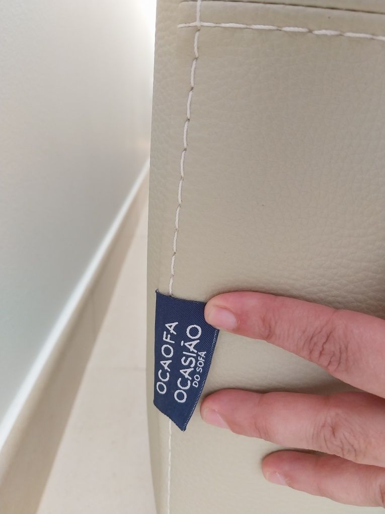 Sofa chaise long napa beje