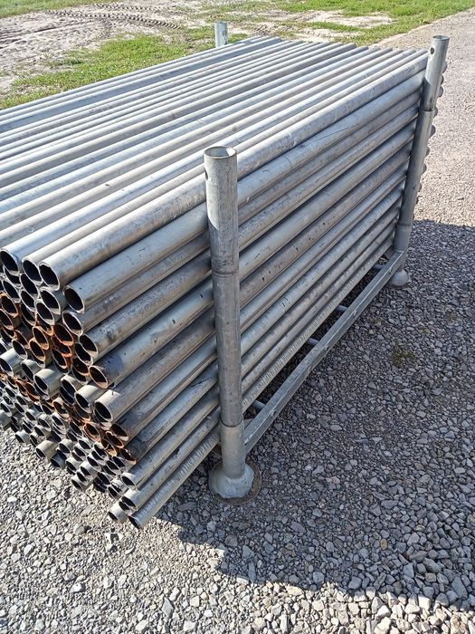 Słupki ogrodzeniowe rura stalowa ocynkowana fi 51mm rury ocynkowane