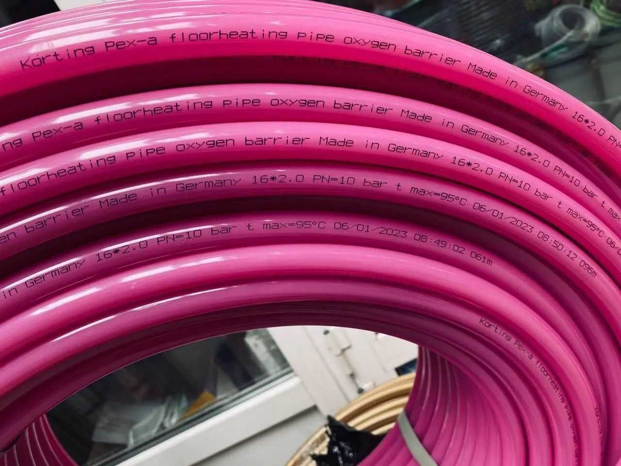 Труба для теплої підлоги Korting PEX-A 16*2,0 Німеччина