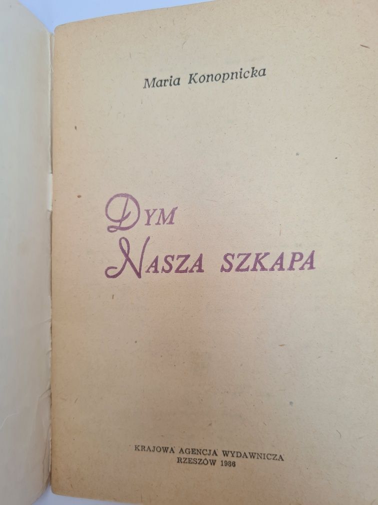 Dym, Nasza szkapa - Maria Konopnicka