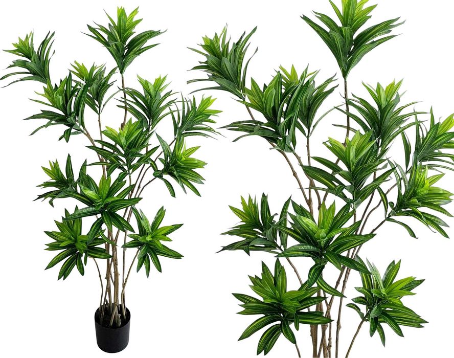 Sztuczna dracena w doniczce wysoka roślina ozdobna drzewko 140 cm