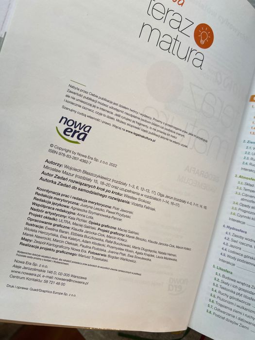 Nowa Teraz Matura Geografia | Vademecum